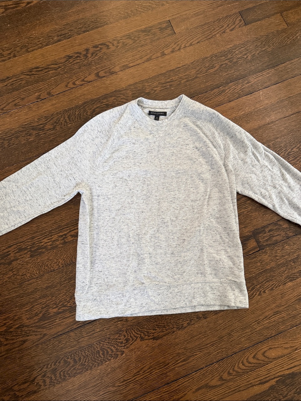Banana Republic Light Gray Crewneck Sweater